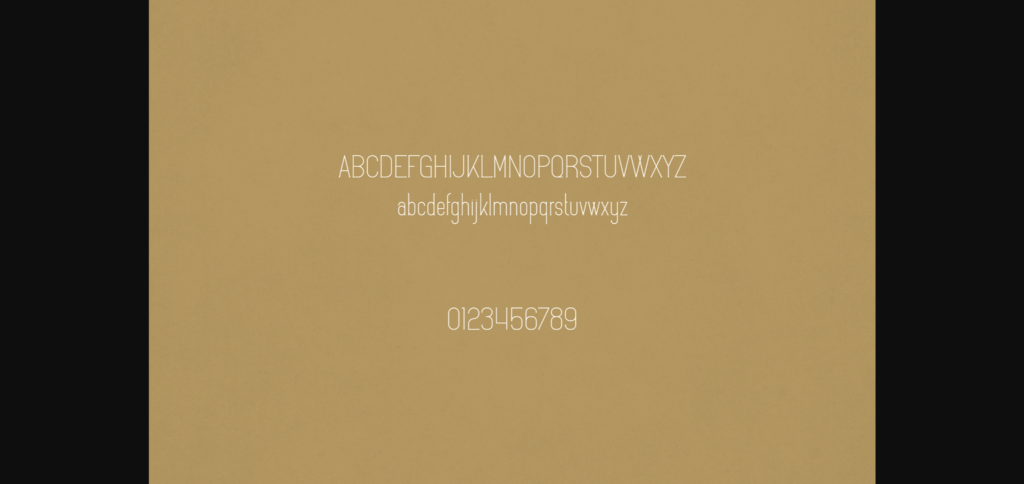Caddie Font Poster 4