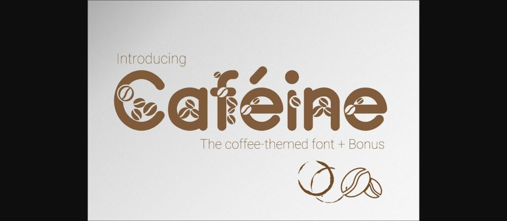 Caféine Font Poster 1