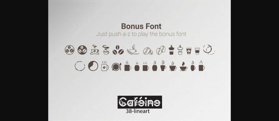 Caféine Font Poster 6
