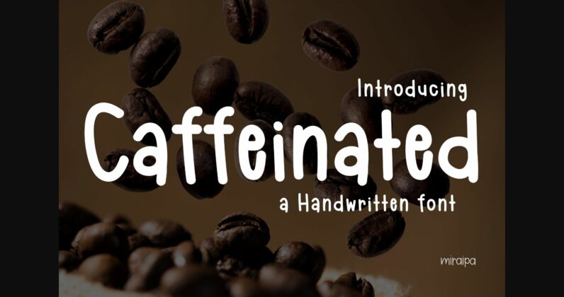 Caffeinated Font Poster 3