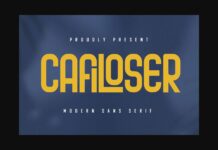 Cafiloser Font Poster 1