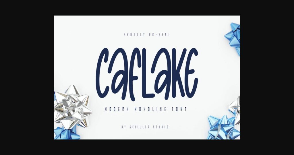 Caflake Font Poster 3