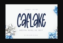Caflake Font Poster 1