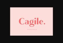 Cagile Font Poster 1