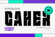 Caher Font Poster 1