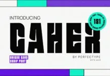Caher Font Caher Font Poster 1