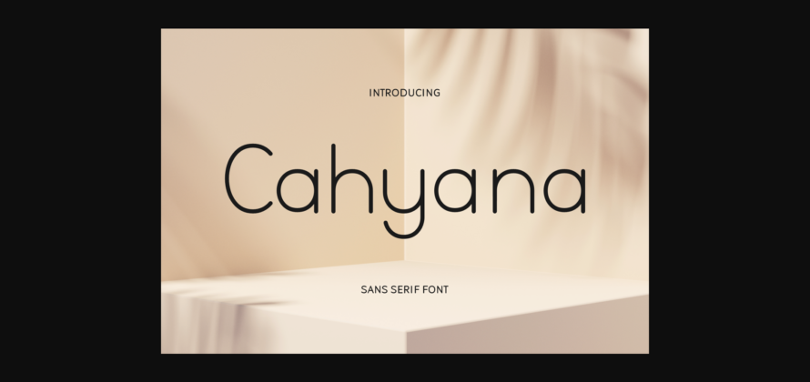 Cahyana Font Poster 3