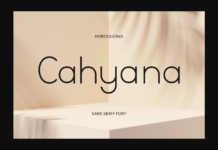 Cahyana Font Poster 1