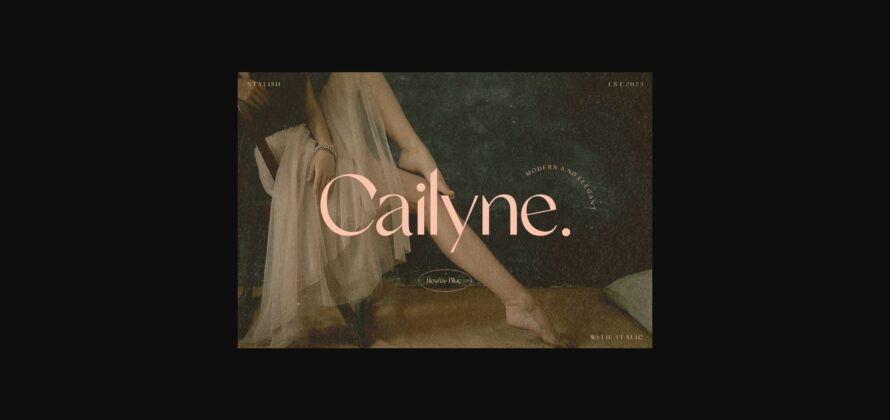 Cailyne Font Poster 3