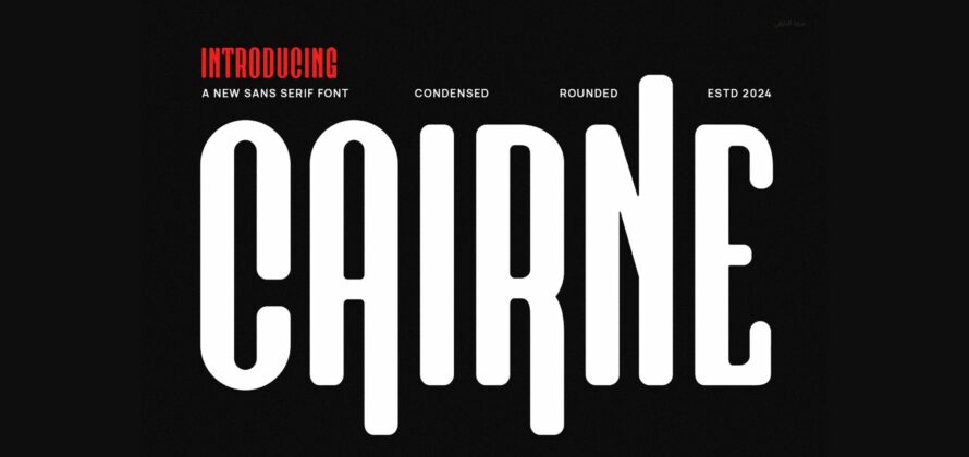 Cairne Font Poster 3