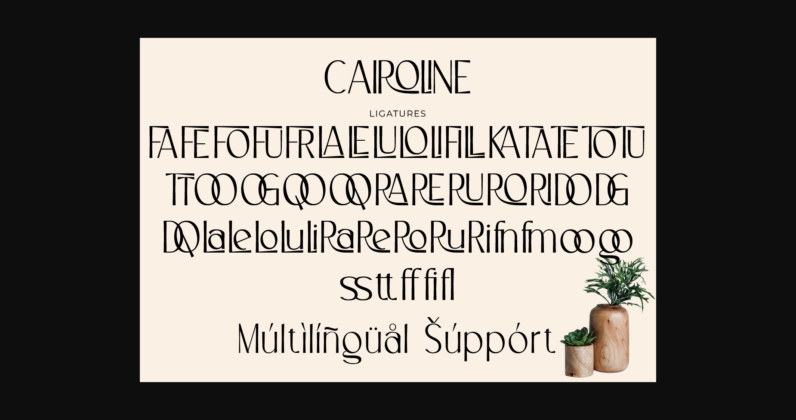 Cairoline Font Poster 11