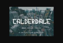 Calderdale Font Poster 1