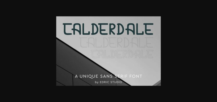 Calderdale Font Poster 4