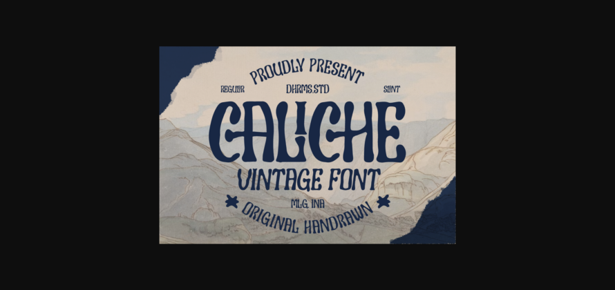 Caliche Font Poster 3