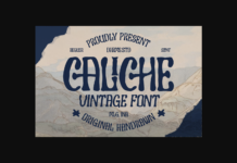 Caliche Font Poster 1