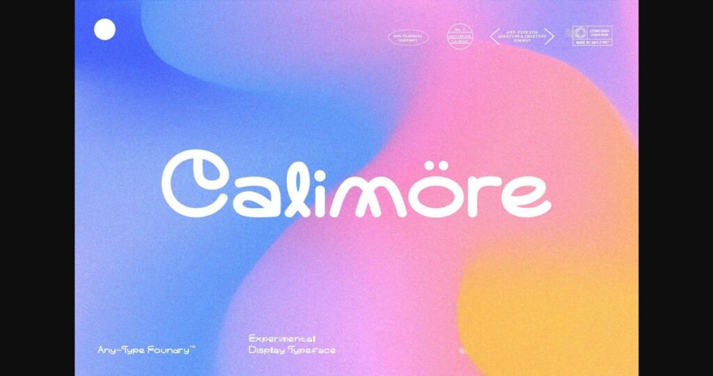 Calimöre Font Poster 3