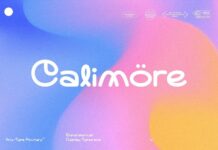 Calimöre Font Poster 1