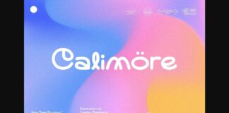 Calimöre Font Poster 1