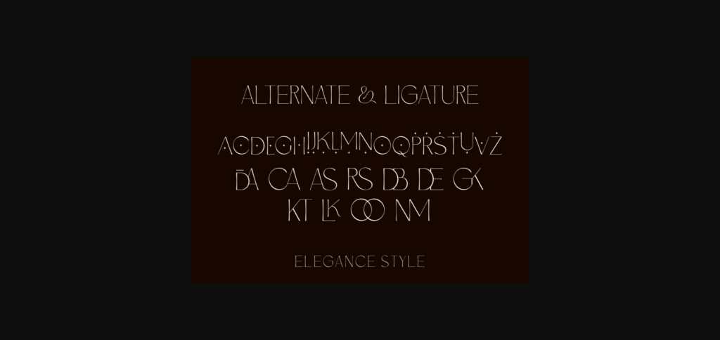 Calkas Font Poster 8