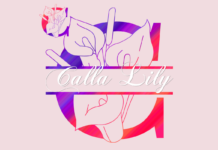 Calla Lily Split Font Poster 1