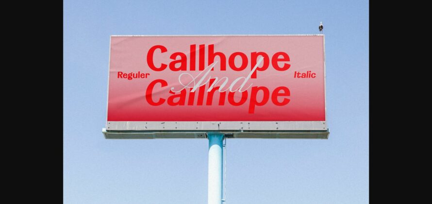 Callhope Font Poster 4