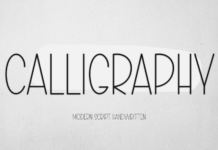 Calligraphy Font Calligraphy Font Poster 1