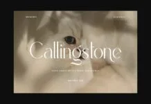 Callingstone Font Callingstone Font Poster 1