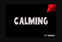 Calming Font Calming Font Poster 1