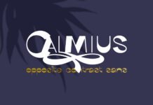 Calmius Font Poster 1