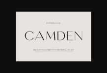 Camden Font Poster 1