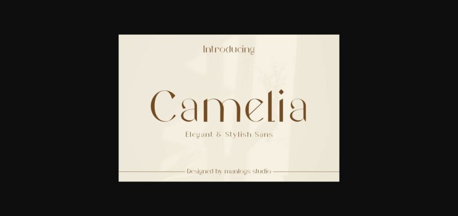 Camelia Font Poster 3