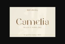 Camelia Font Poster 1