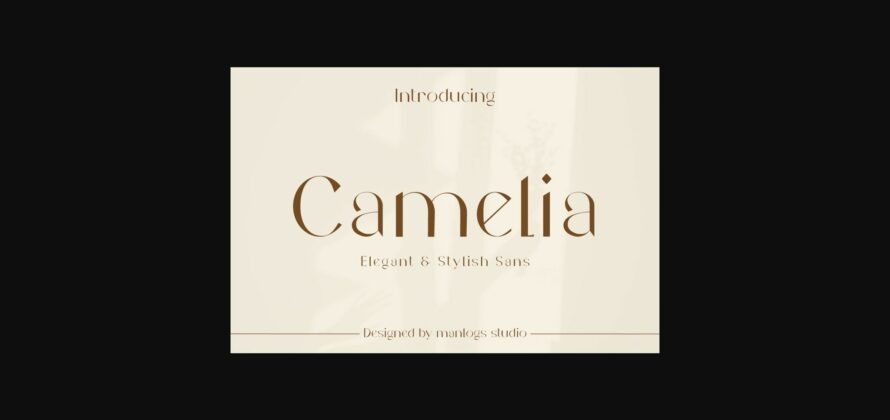 Camelia Font Poster 1