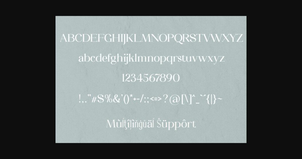 Camellia Font Poster 7