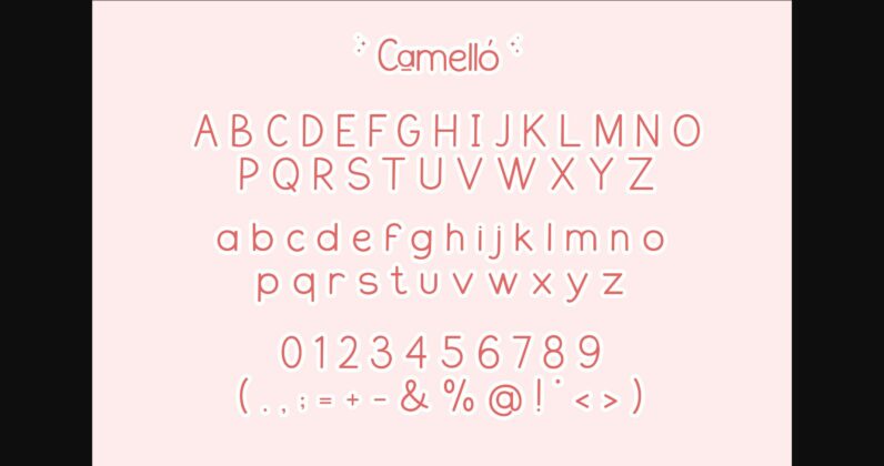 Camello Font Poster 11