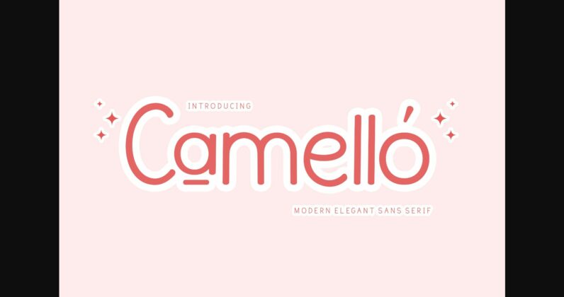 Camello Font Poster 3