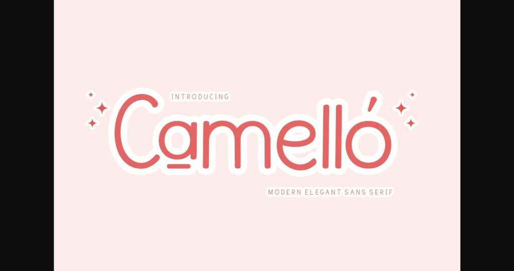 Camello Font Poster 1