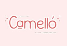Camello Font Poster 1