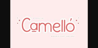 Camello Font Poster 1