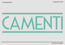 Camenti Font Poster 1