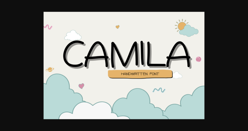 Camila Font Poster 3