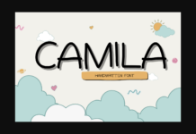 Camila Font Poster 1