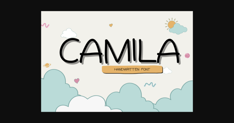 Camila Font Poster 1