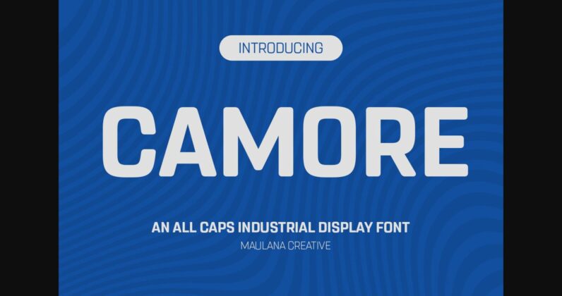 Camore Font Poster 3