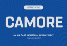 Camore Font Poster 1