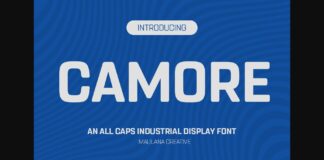 Camore Font Poster 1