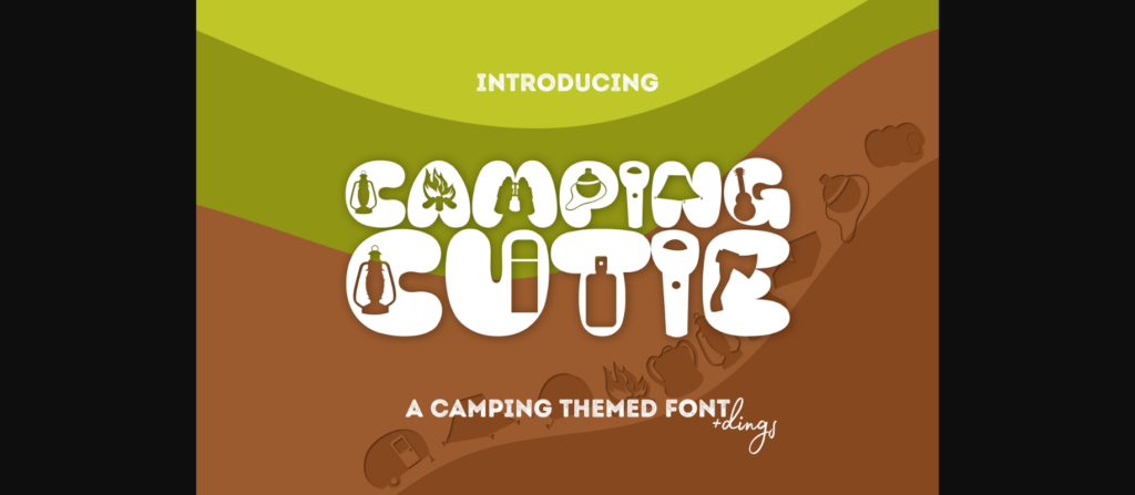 Camping Cutie Font Poster 3