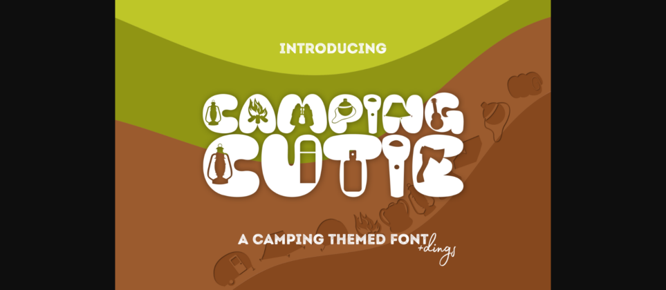 Camping Cutie Font Poster 3