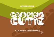 Camping Cutie Font Poster 1