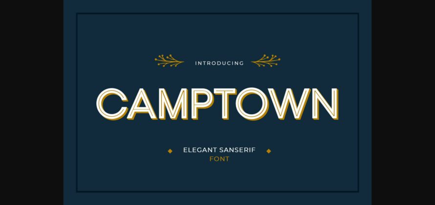 Camptown Font Poster 3